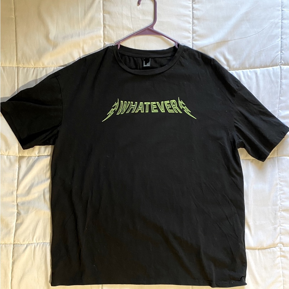 Black "Whatever" T-Shirt